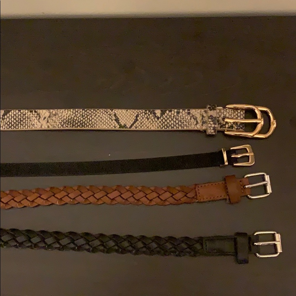 Bundle of four Belts